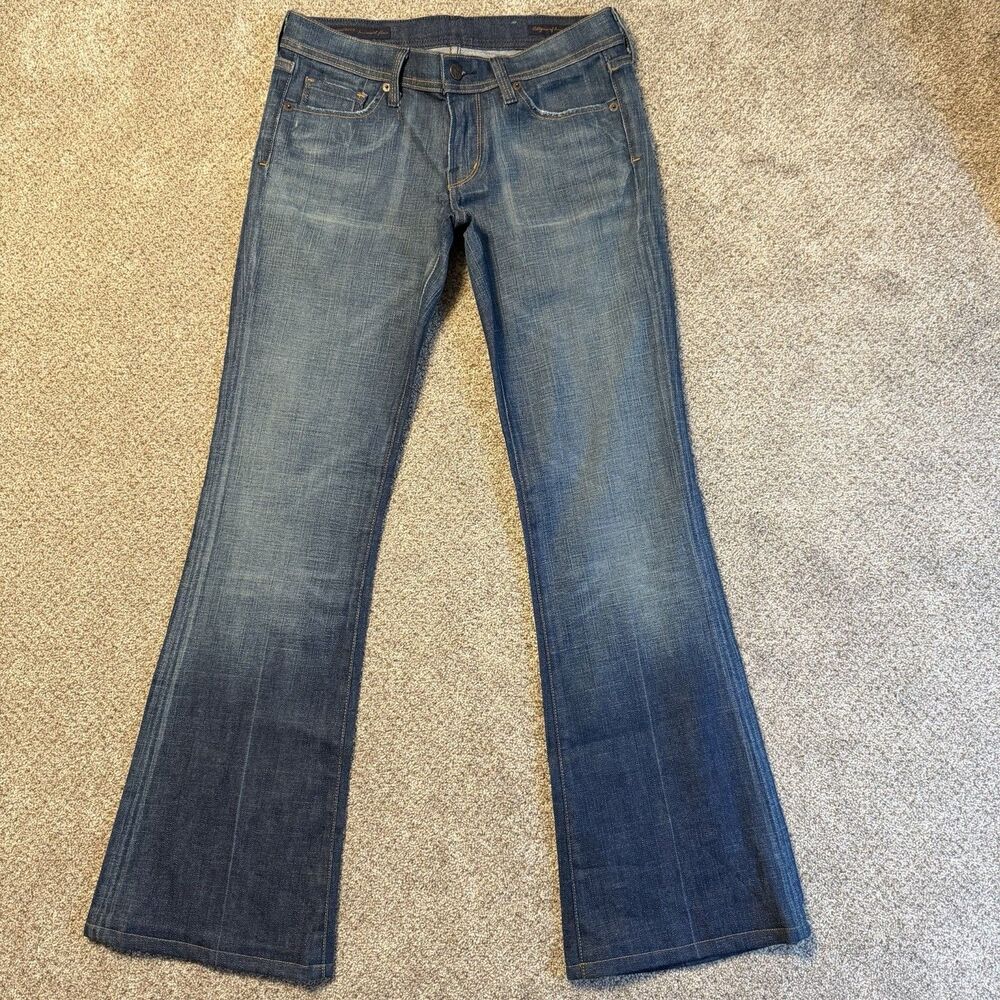 Citizens of Humanity Ingrid 002 Low Waist Flare Jeans Stretch Size 27